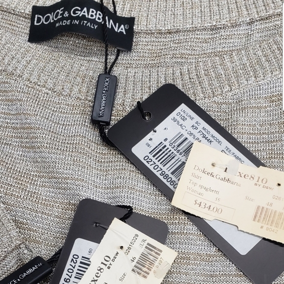 DOLCE & GABBANA Top Designer Authentic Blouse NWT - Picture 7 of 8